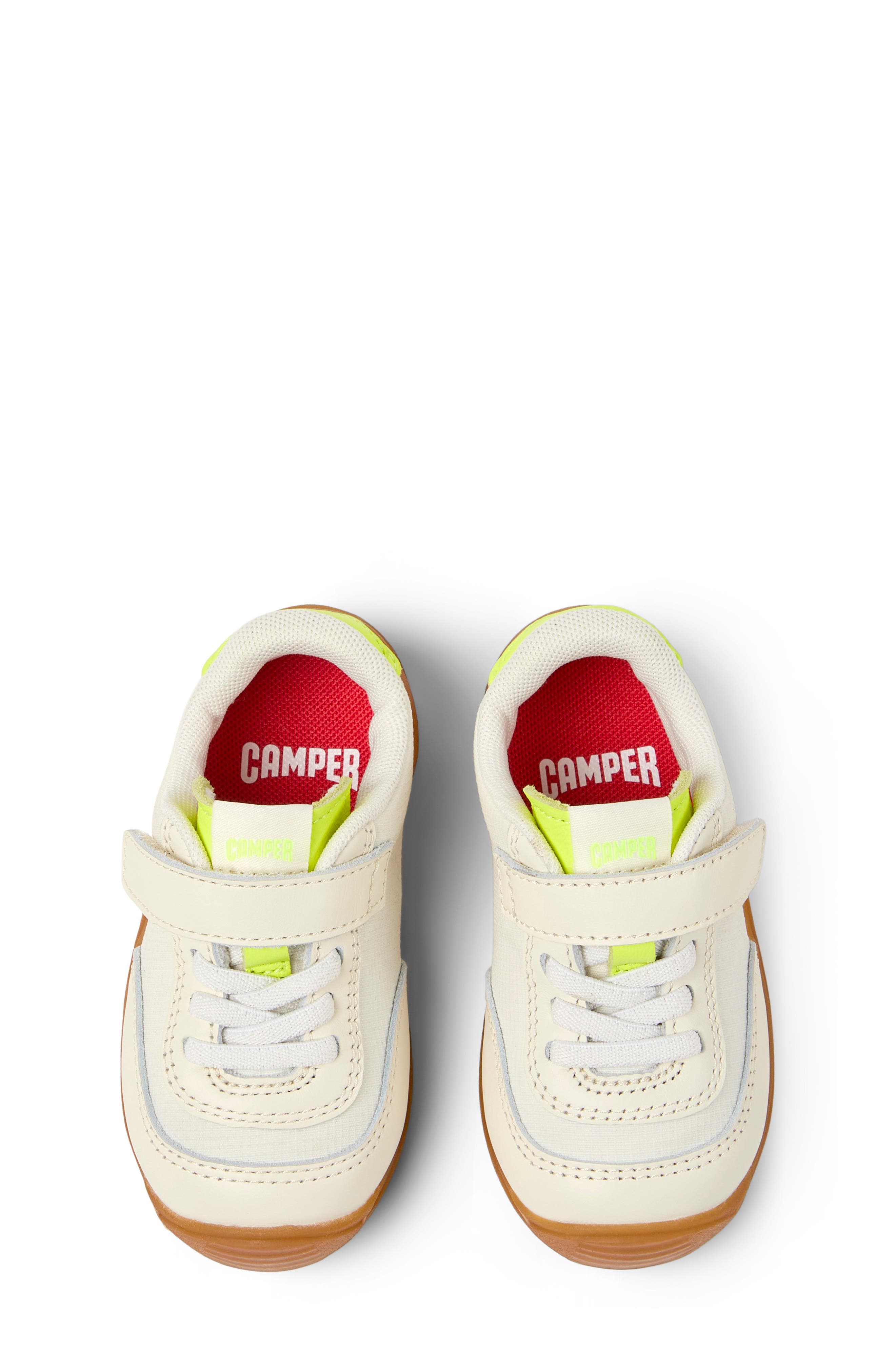 Camper Kids' Dadda Sneaker, Alternate, color, White Natural