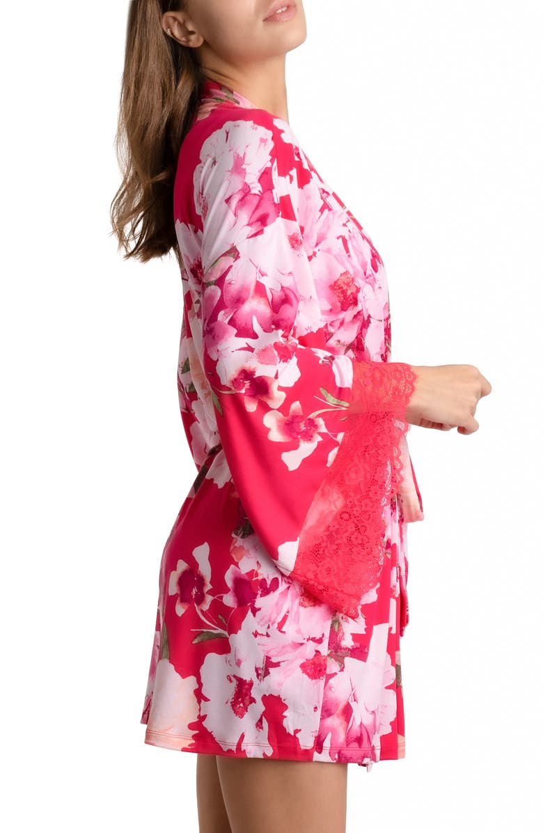 In Bloom by Jonquil Be my Baby Floral Wrap Robe, Alternate, color,