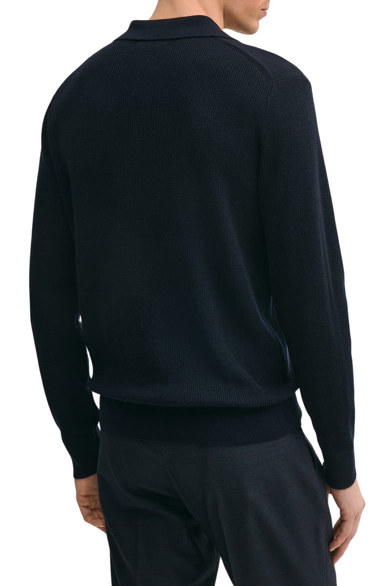 Johnny Collar Performance Sweater, Alternate, color, NAVY
