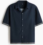 H&M Relaxed Fit Cotton Resort Shirt