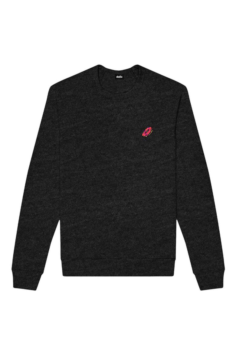 Donut Fleece Sweatshirt, Main, color, Dark Heather