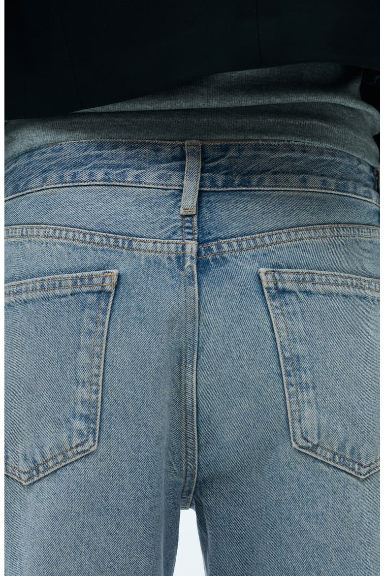Benis Low Rise Straight Leg Jeans, Alternate, color, LIGHT VINTAGE BLUE