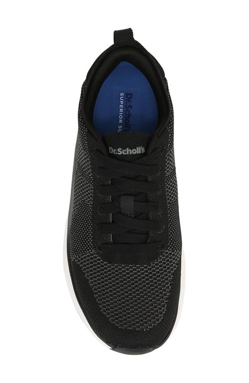 DR. SCHOLL'S DR. SCHOLL'S FEEL SUPPORT KNIT LACE-UP SNEAKER (WOMEN)