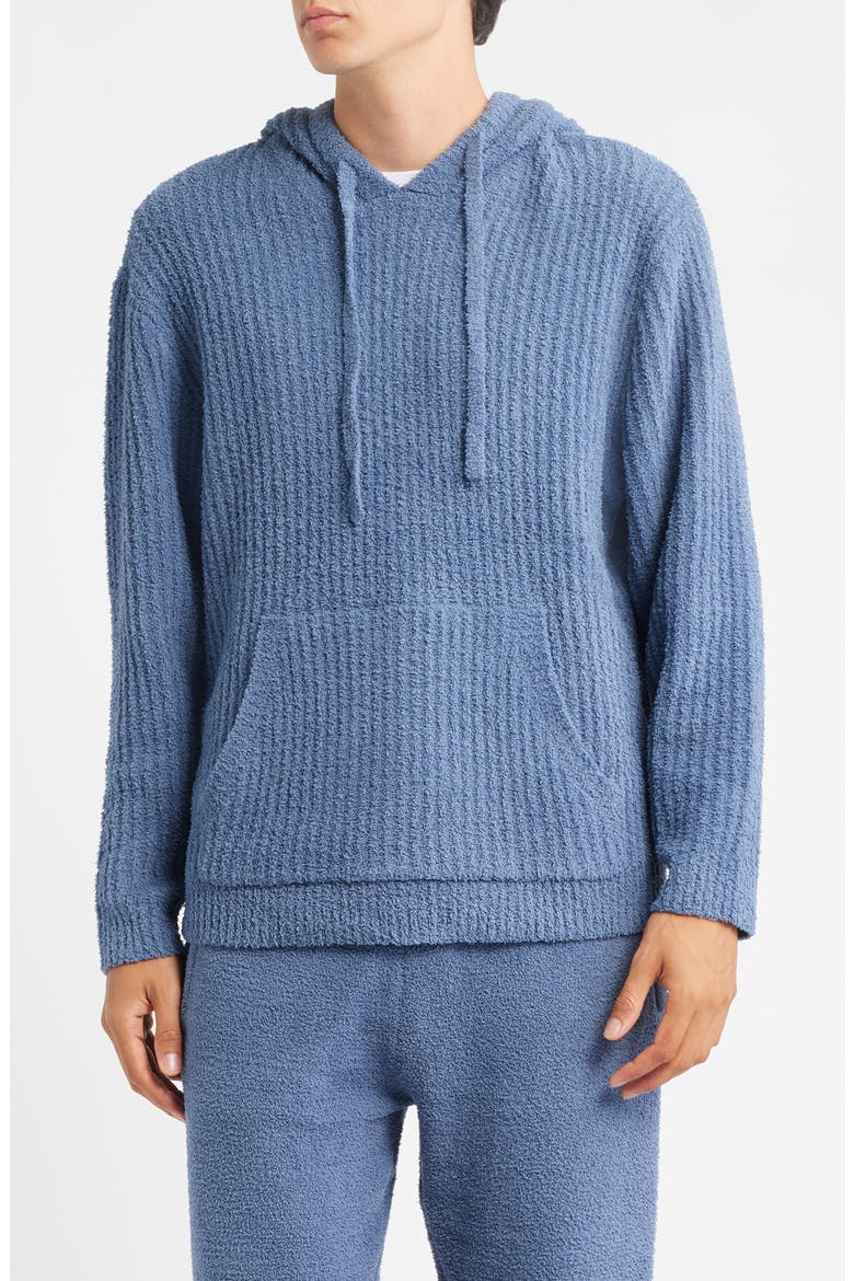 Finnegan Rib Hoodie, Main, color, DARK WAVE