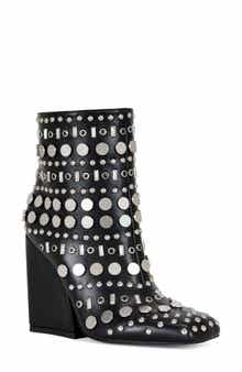 AZALEA WANG Fletcher Studded Bootie