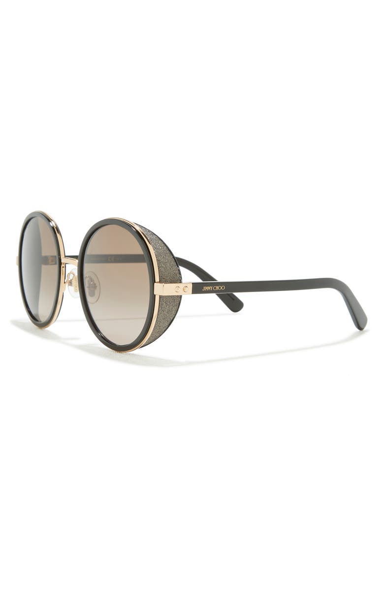 Jimmy Choo 'Andies' 54mm Round Sunglasses, Alternate, color, 