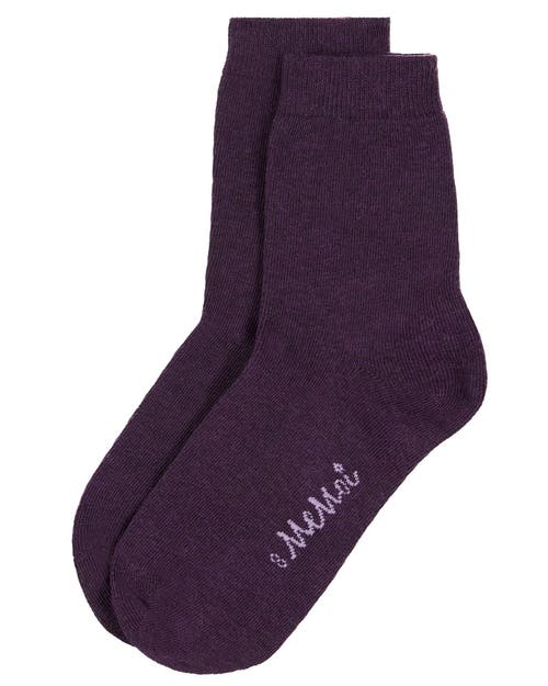 Memoi Kids' Basic Cotton Blend Crew Socks