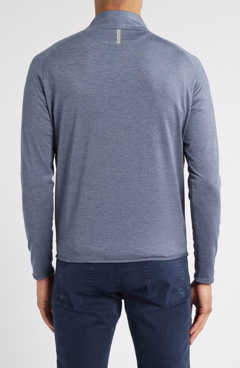 Peter Millar Crown Crafted Stealth Performance Quarter Zip Pullover, Alternate, color, Steel
