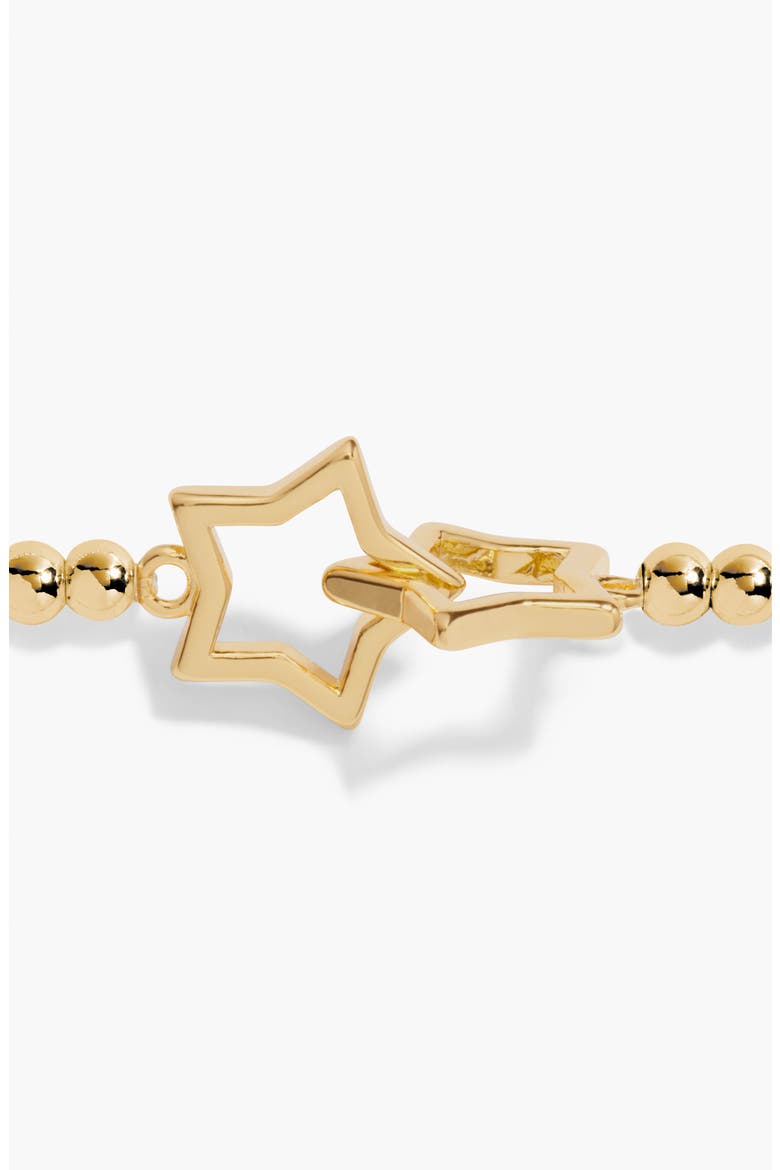 A Little 'Always My Sister, Forever My Friend' Bracelet in Gold-Tone Plating, Alternate, color, Metallic Gold