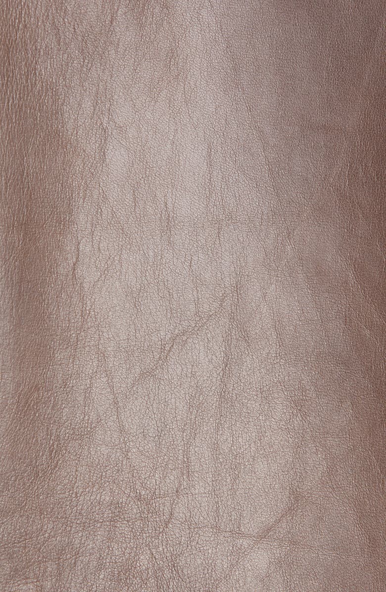 Lafayette 148 New York Aisling Lambskin Leather Moto Jacket, Alternate, color, 