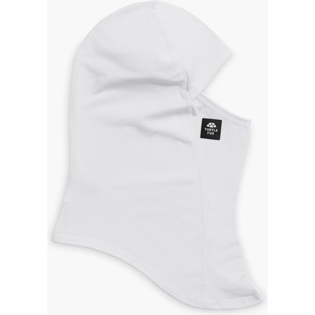 Turtle Fur Maxclava Balaclava In White