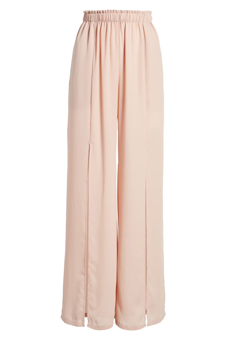 Slit Detail Pants, Alternate, color, BLUSH