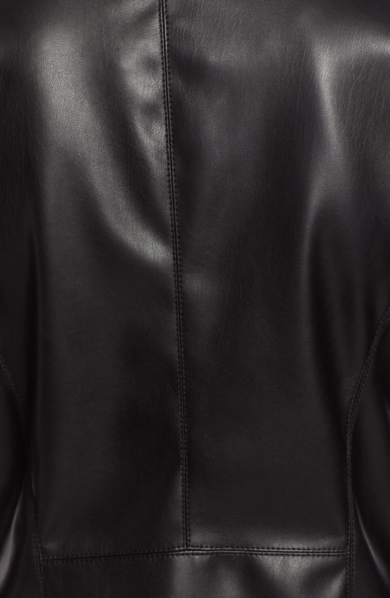 Halogen<sup>®</sup> Drape Faux Leather Jacket, Alternate, color,
