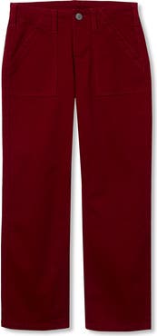 Lands' End Girls Woven Pull On Utility Cargo Pants