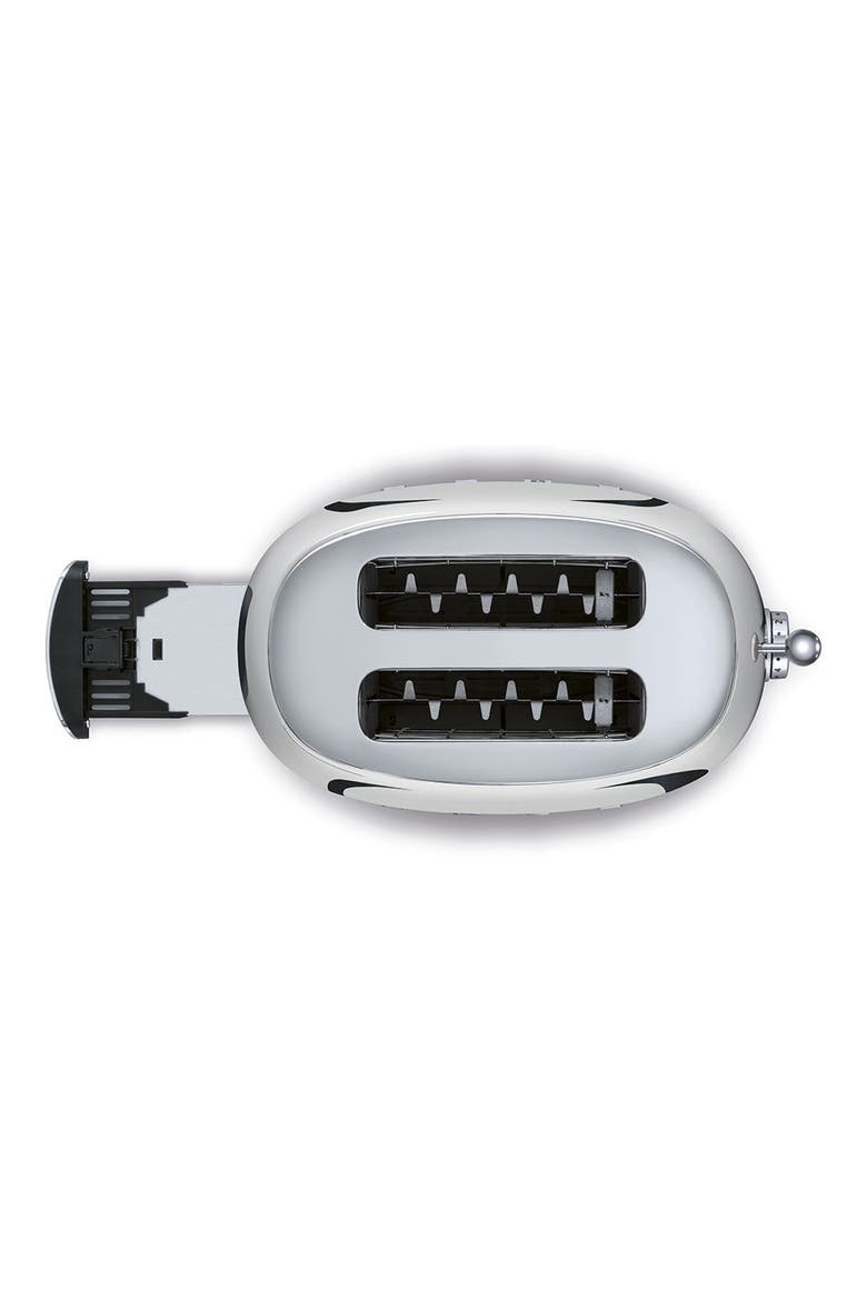 50s Retro Style Two-Slice Toaster, Alternate, color, POLISHED STAINLESS STEEL