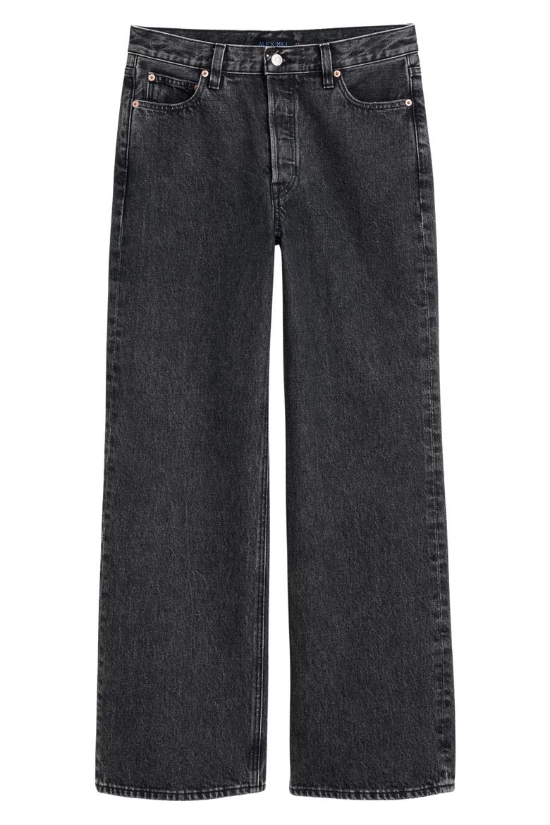 Alek Relaxed Wide Leg Jeans, Main, color, SEATTLE BLACK WASH