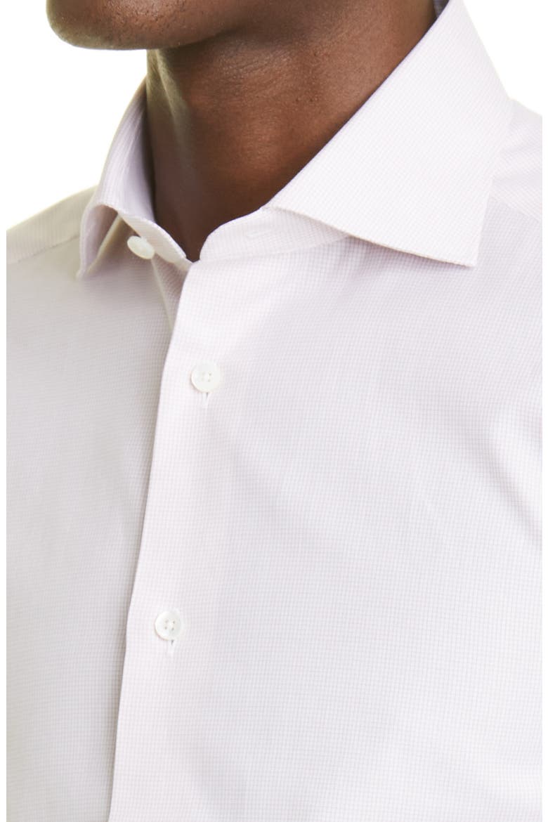 Trofeo™ Microcheck Cotton Button-Up Shirt, Alternate, color, BR PNKSTRP