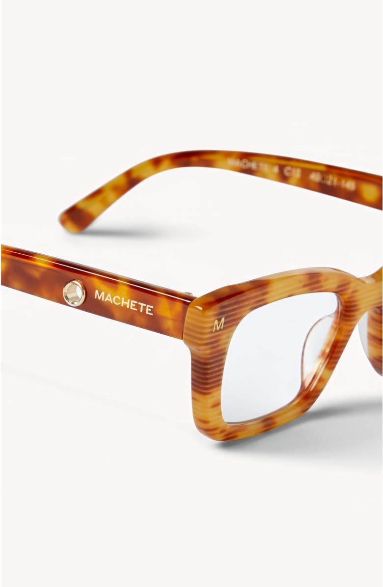 MACHETE Ruby Optical Blue Light Frames, Alternate, color, Light Tortoise Stripe