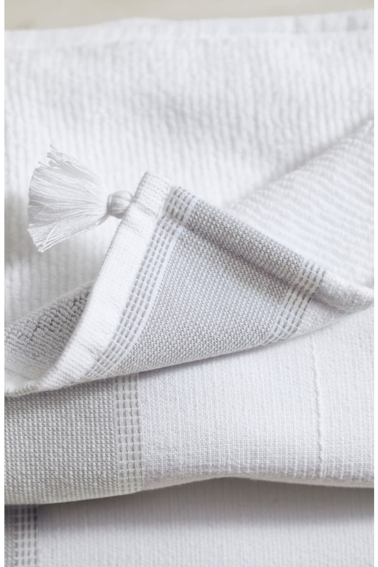 St. Ives Hammam Bath Sheet, Alternate, color, WHITE/ GREY