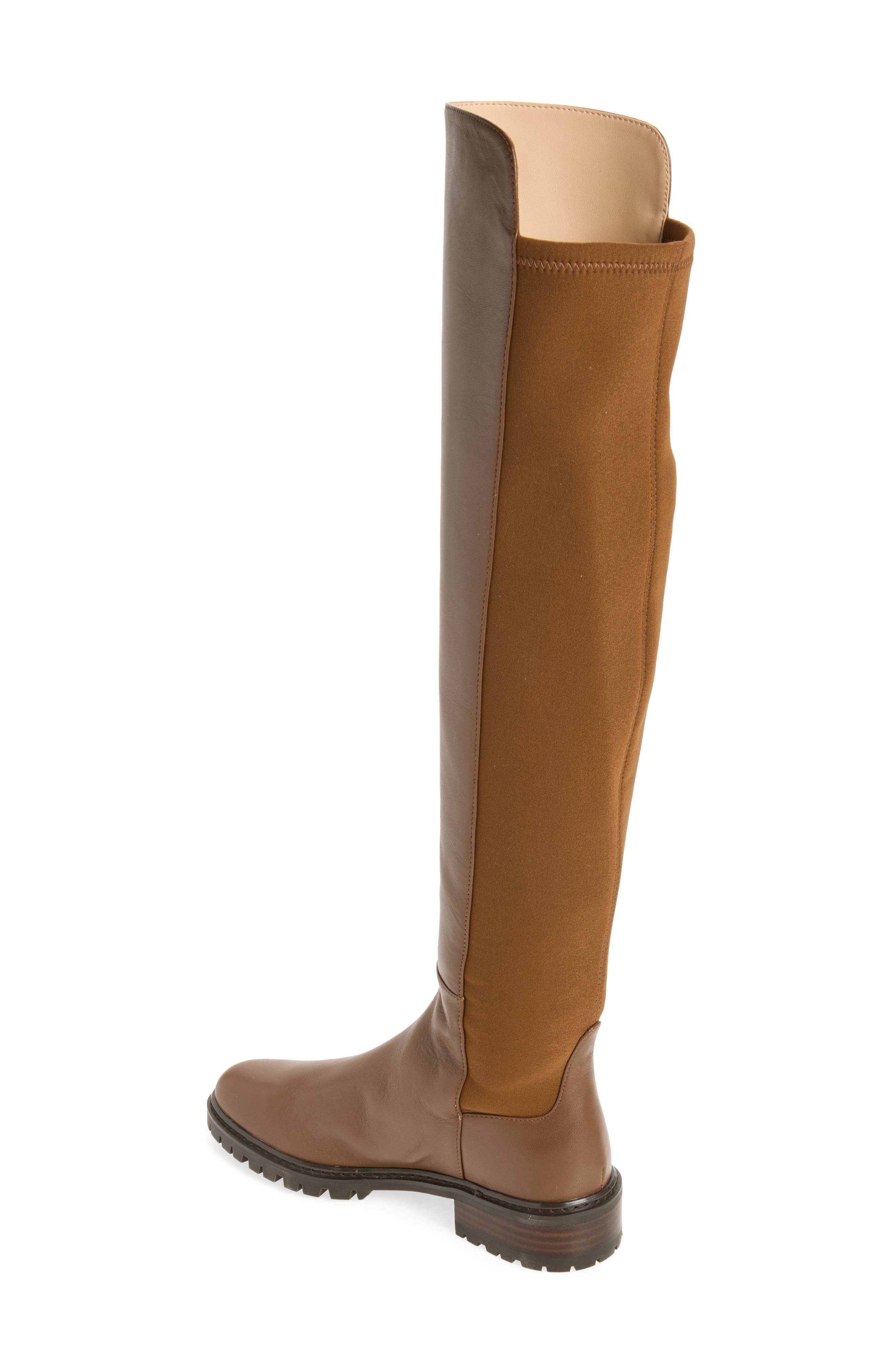 City Over-the-Knee Boot, Alternate, color, COFFEE