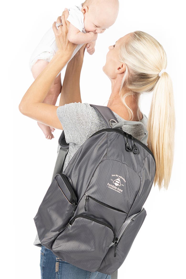 Free Spirit SP Diaper Backpack, Alternate, color, PEBBLE