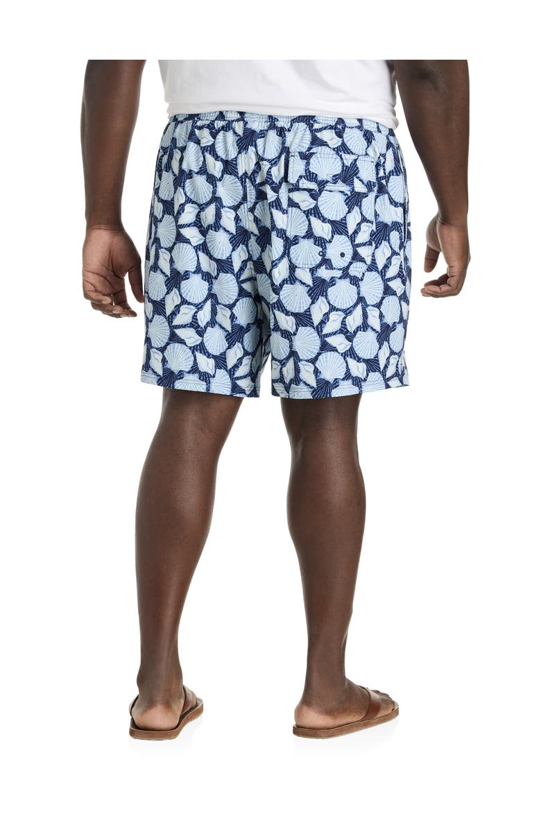 vineyard vines Big & Tall Seashell Chappy Swim Trunks, Alternate, color, Shell Toss Navy
