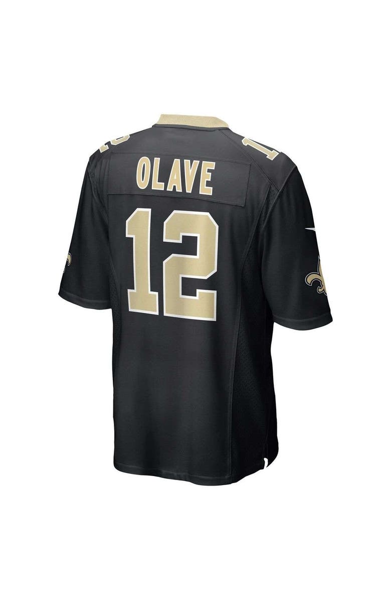 Nike Men's Nike Chris Olave Black New Orleans Saints Player Game Jersey, Alternate, color, Black
