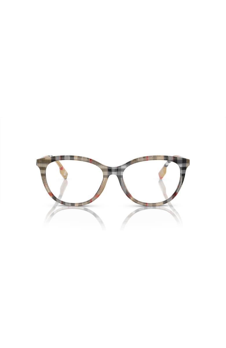 Burberry 52mm Irregular optical glasses, Alternate, color, Brown