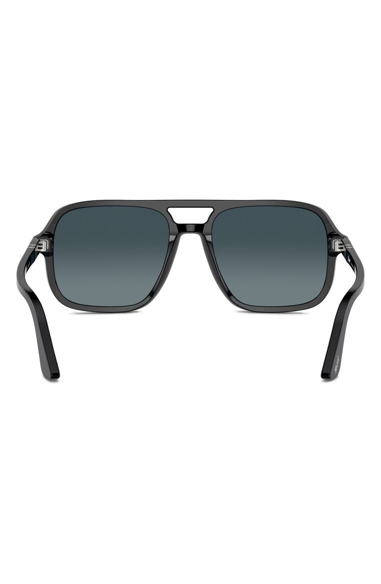 Persol 58mm Polarized Pilot Sunglasses, Alternate, color,