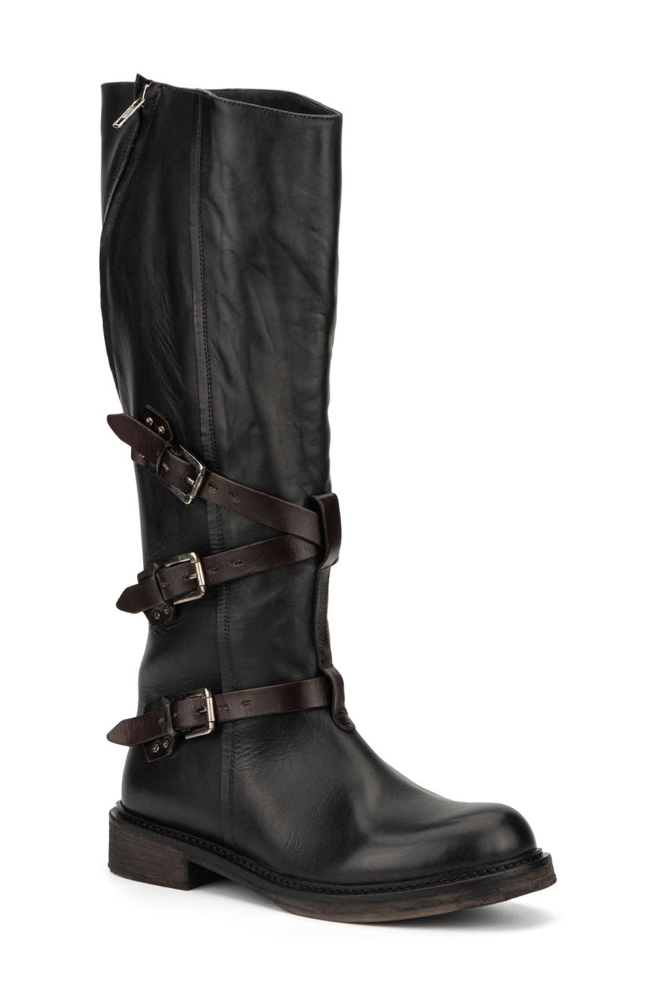VINTAGE FOUNDRY Jenny Buckle Strap Boot, Main, color, 