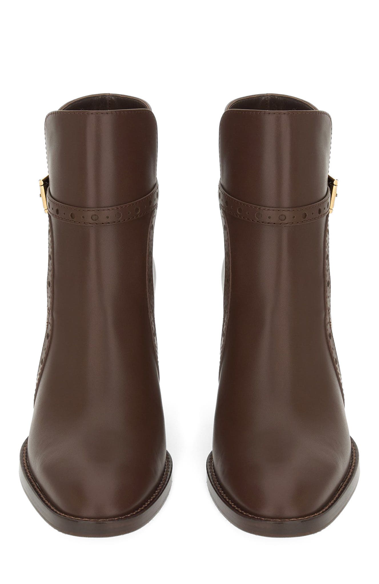 Fes Bootie Booties, Alternate, color, Brown Calf Leather