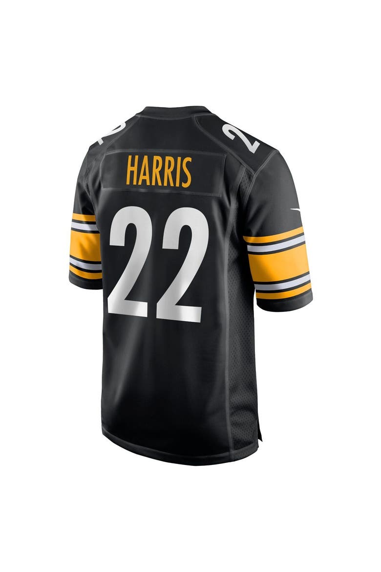 Youth Nike Najee Harris Black Pittsburgh Steelers Game Jersey, Alternate, color, Black