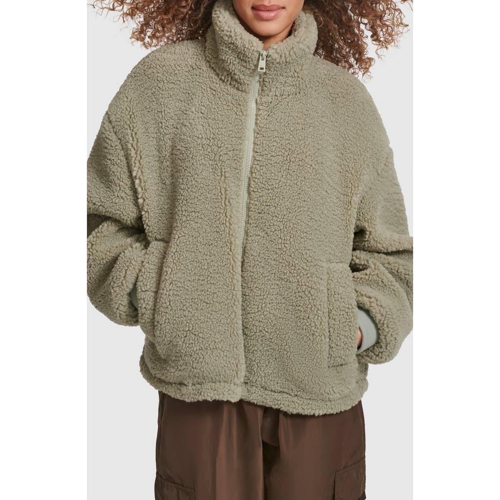 Levi's® Zip Front Teddy Jacket In Seafoam