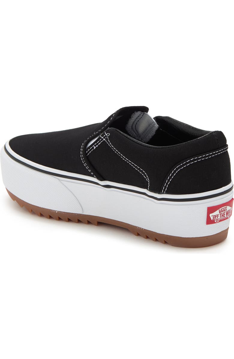 Vans Asher Slip-On Platform Sneaker, Alternate, color,