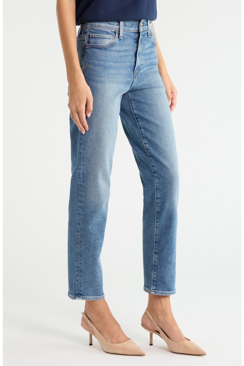 Reece High Waist Ankle Slim Leg Jeans, Alternate, color, ARCHES