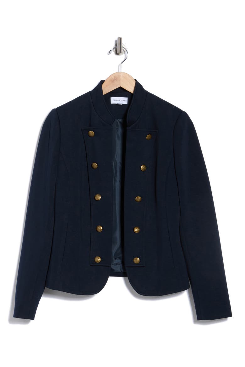 Military Band Jacket, Alternate, color, NAVY