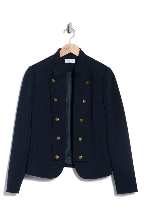 Gemma + Jane Military Band Jacket In Blue