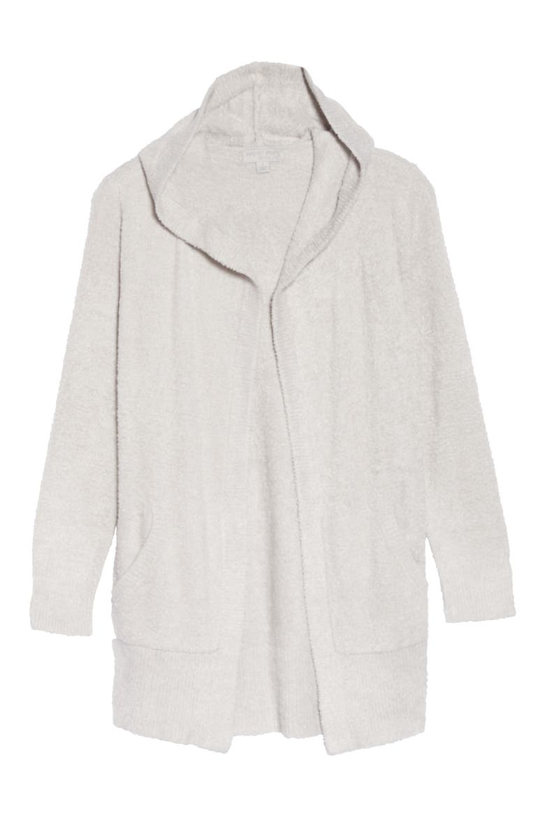 CozyChic™ Long Hooded Cardigan, Alternate, color, OYSTER