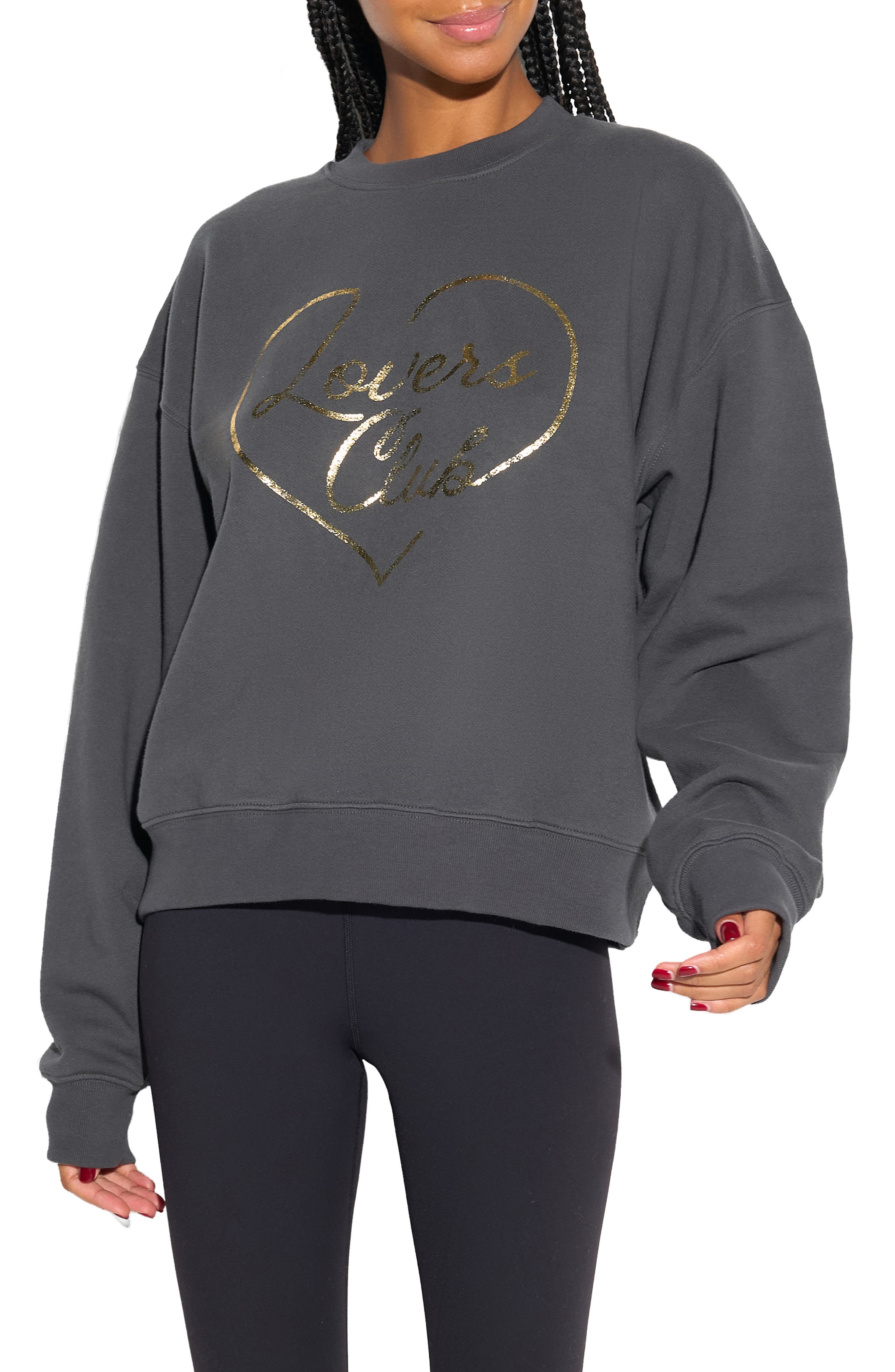 Spiritual Gangster Lovers La Brea Cotton Sweatshirt