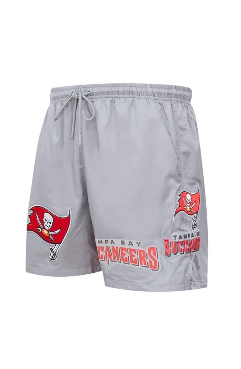 PRO STANDARD Men's Pro Standard Pewter Tampa Bay Buccaneers Woven Shorts, Alternate, color, Pewter