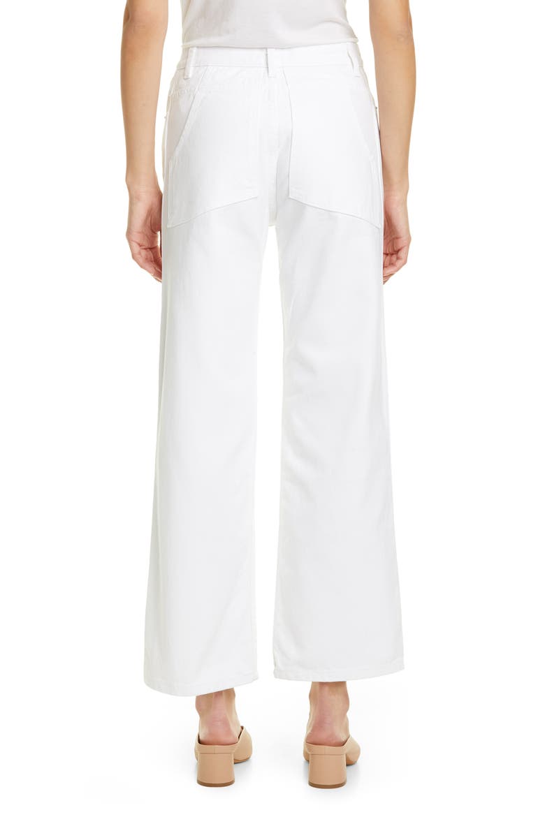 Wide Leg Jeans, Alternate, color, WHITE