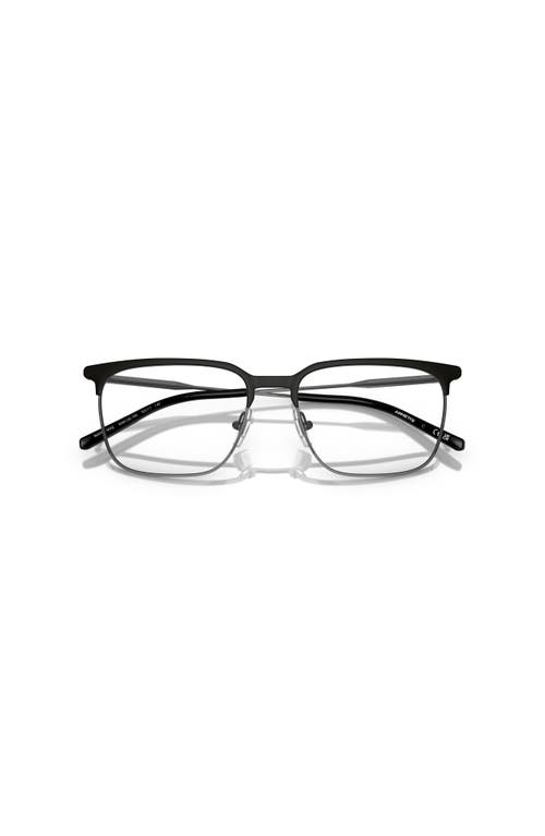 Arnette 53mm Rectangle Optical Glasses In Black