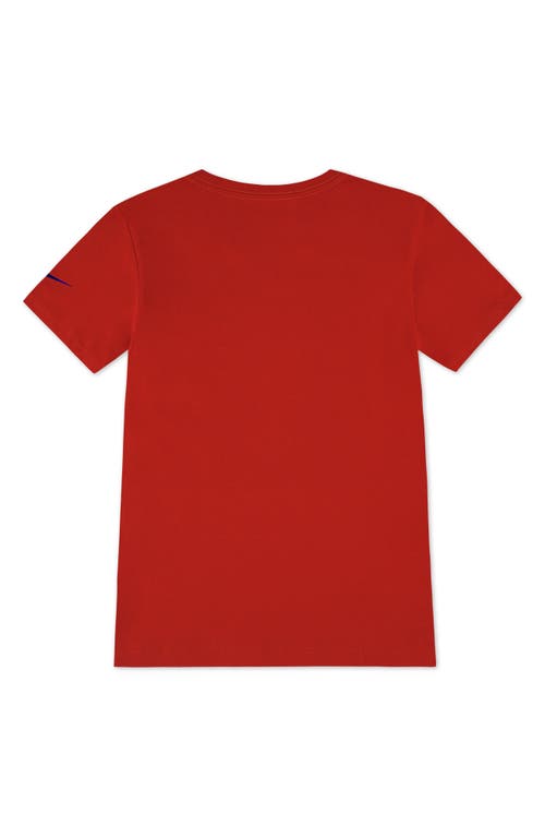 Shop 3 Brand Kids' Rwb Gradient Box Logo Graphic T-shirt In University Red