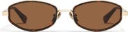 QUAY So Niche 54mm Round Sunglasses