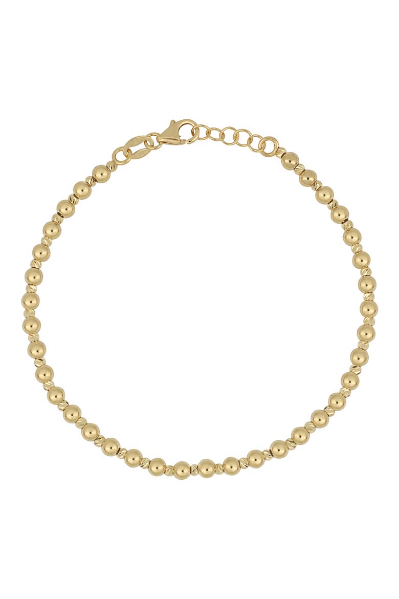 14K Gold Beaded Bracelet, Main, color, 14K YELLOW GOLD