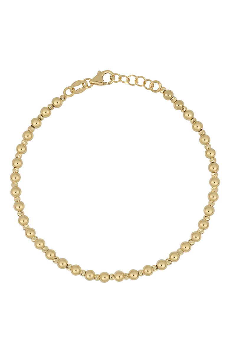 Bony Levy 14K Gold Beaded Bracelet, Main, color, 14K Yellow Gold