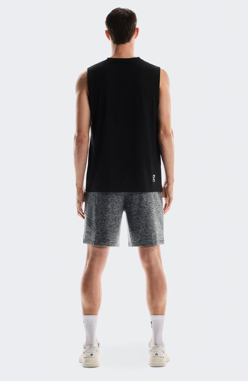 On Court Logo-print Recycled Stretch-jersey Tennis Tank Top In Black