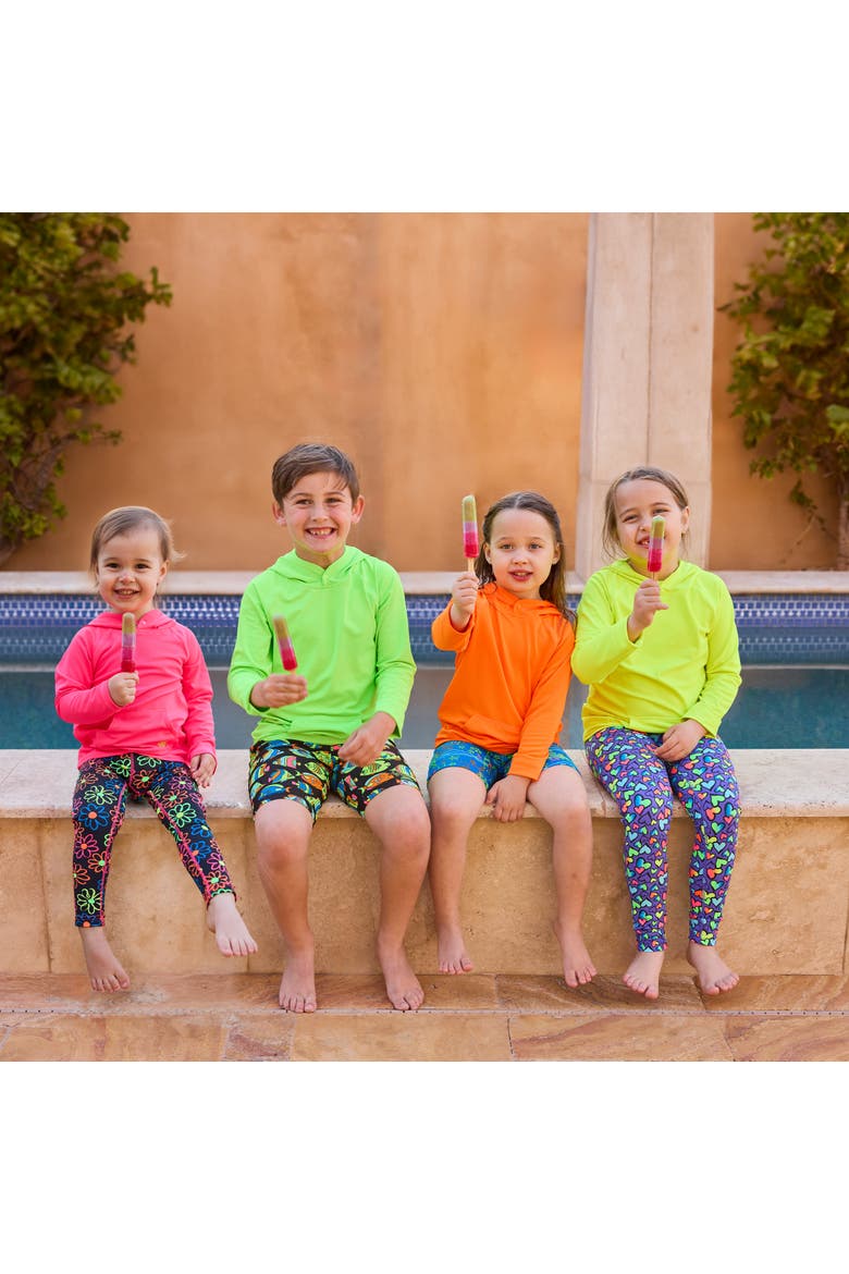 Neon Pullover Hoodie, Alternate, color, Neon Orange