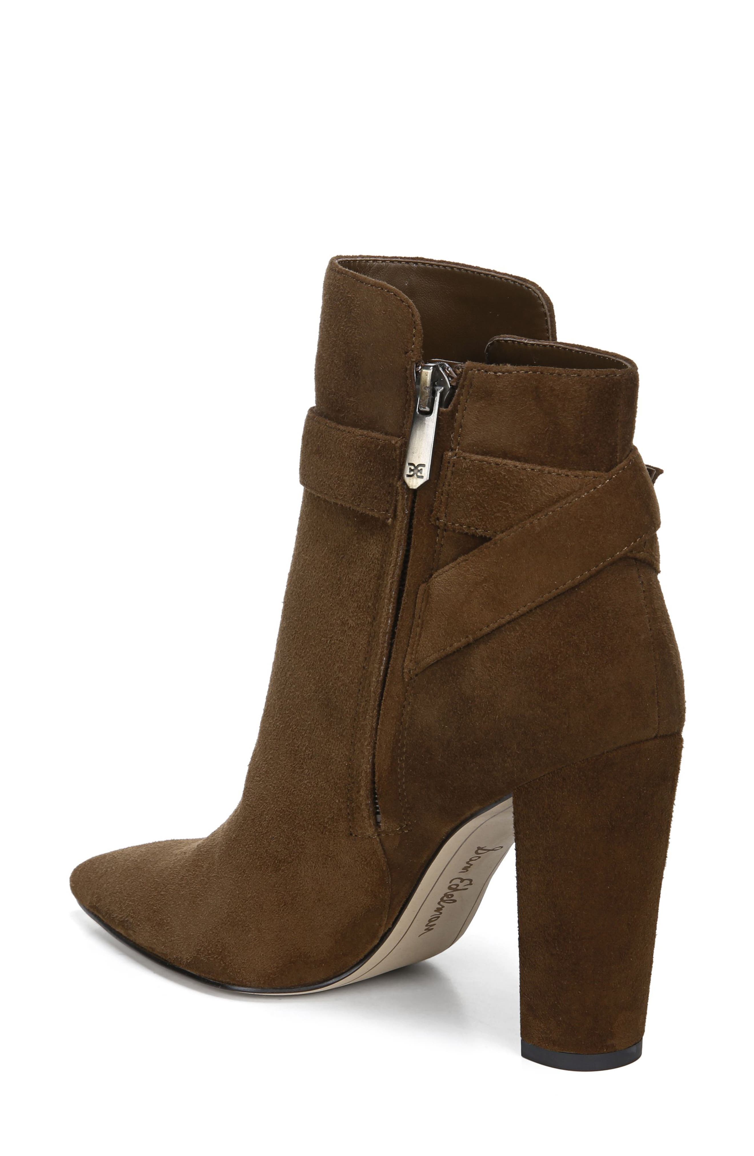 Rita Pointed Toe Bootie, Alternate, color, TOASTED COCONUT SUEDE