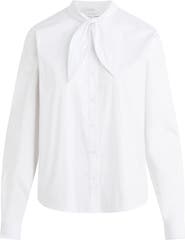 Favorite Daughter Grateau Cotton Blend Button-Up Shirt